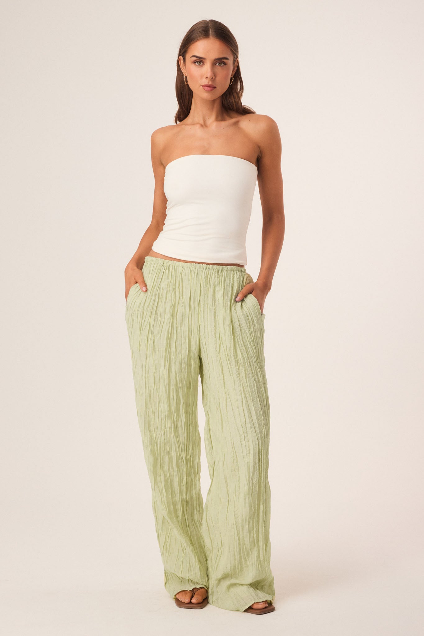 BRANDI CRINKLE PANTS - Image 1