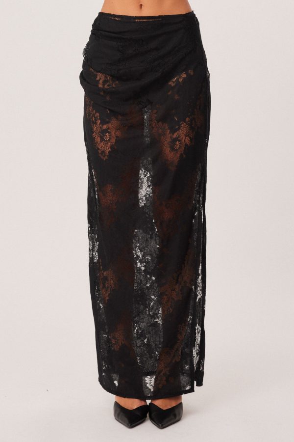 MISHKA LACE MAXI SKIRT - Image 3