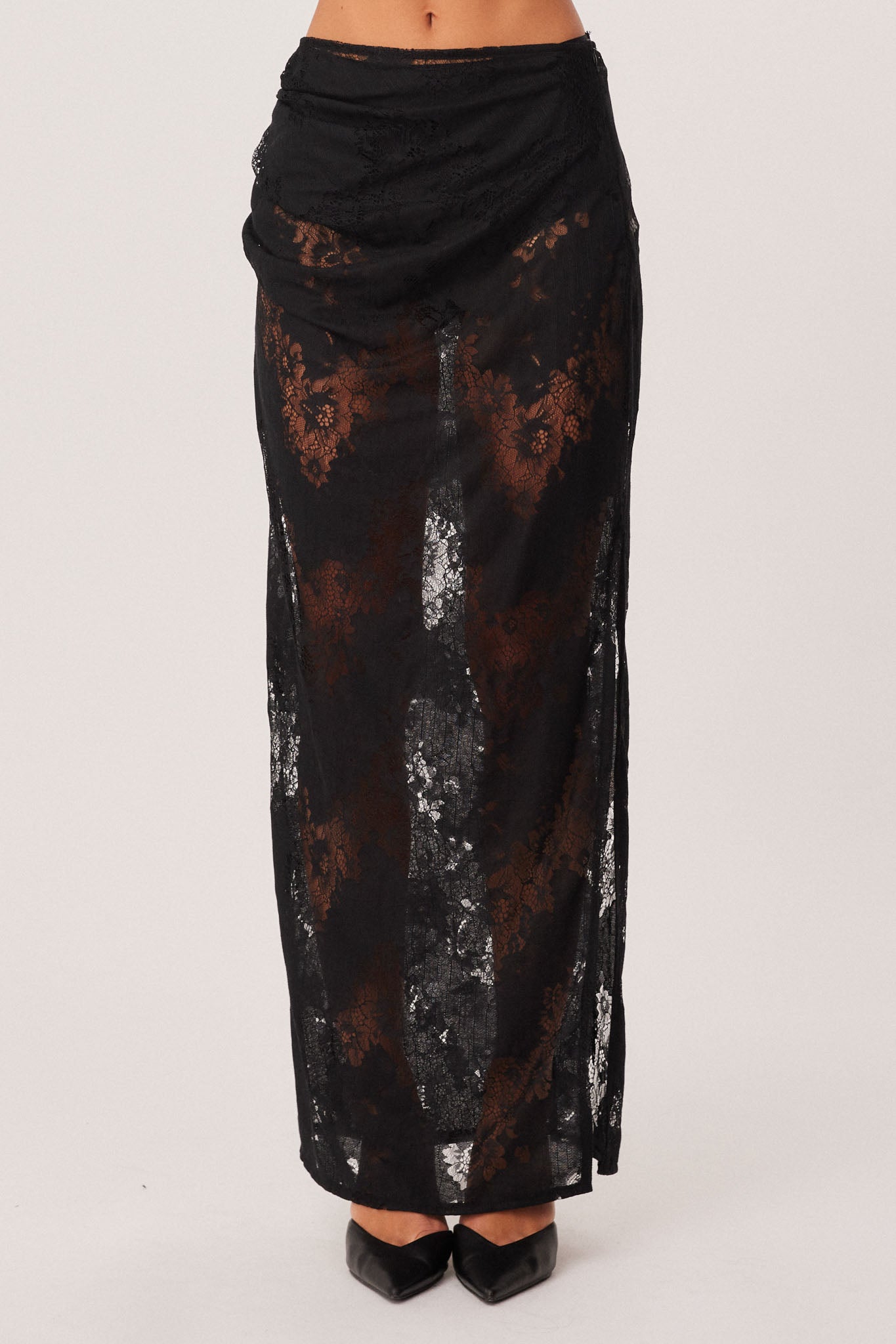MISHKA LACE MAXI SKIRT - Image 3
