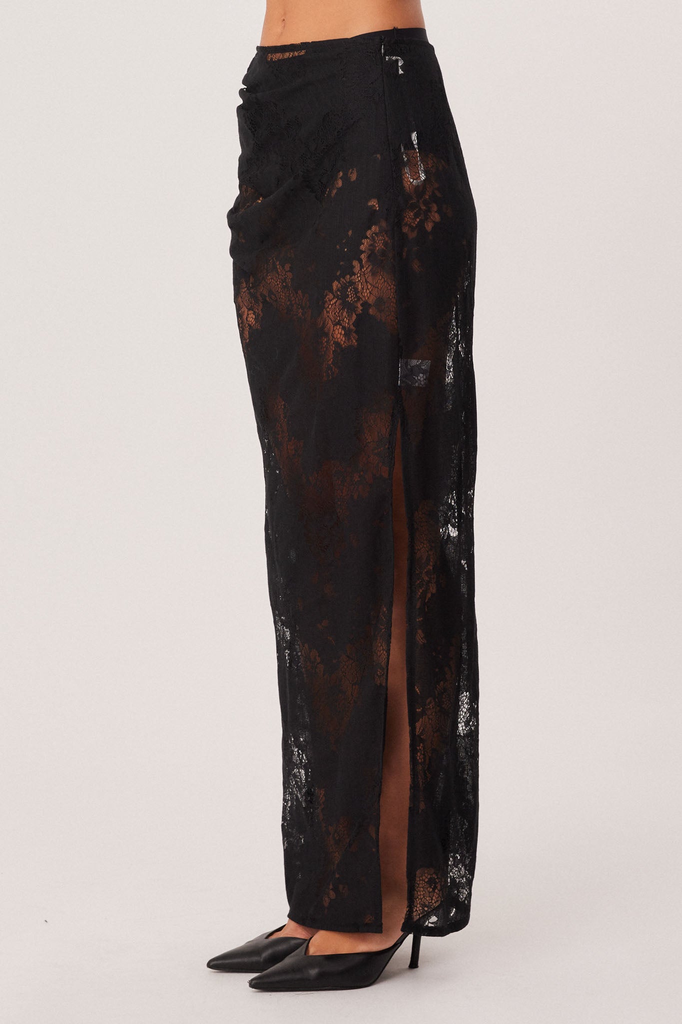 MISHKA LACE MAXI SKIRT - Image 4