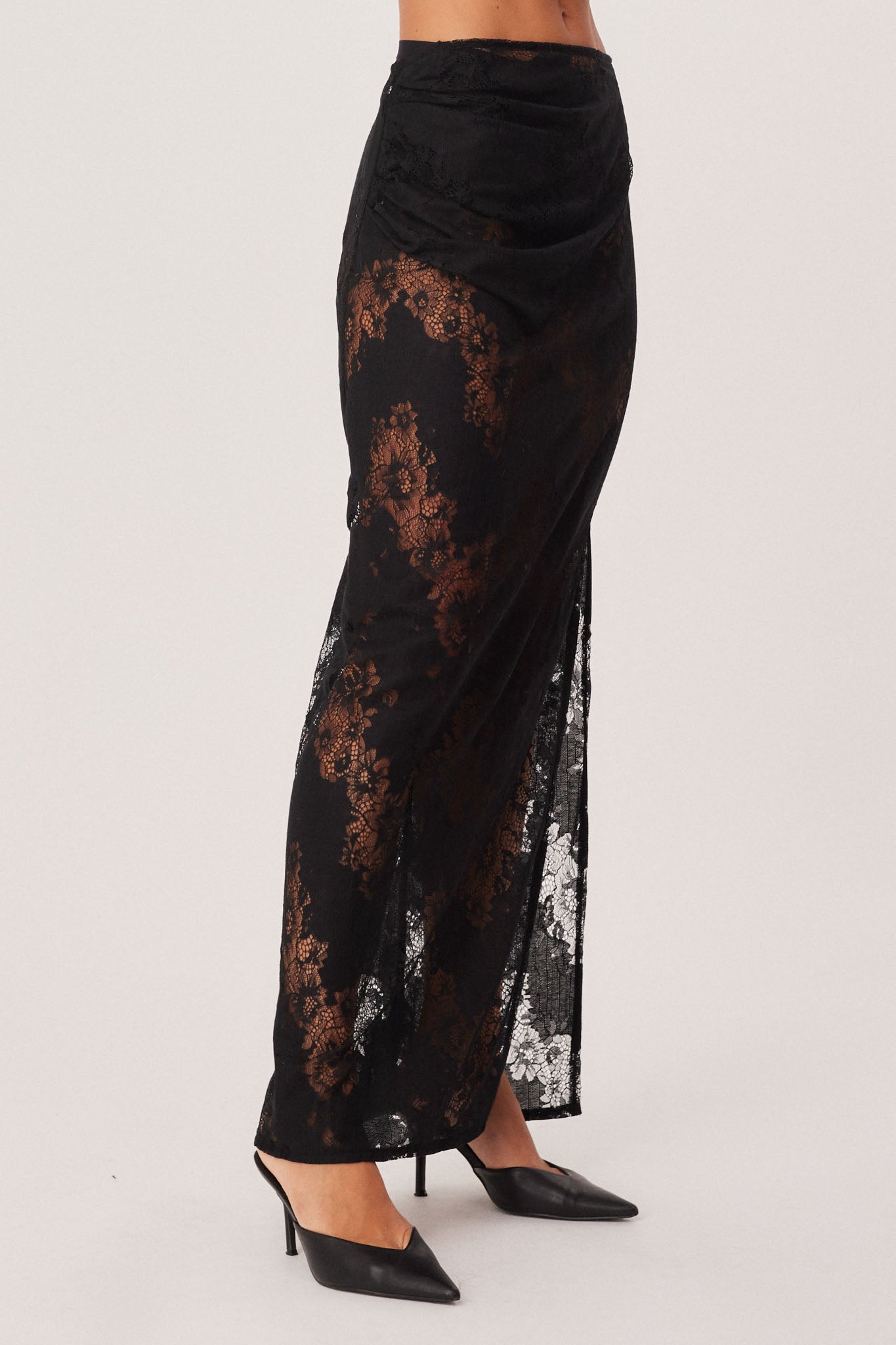 MISHKA LACE MAXI SKIRT - Image 5