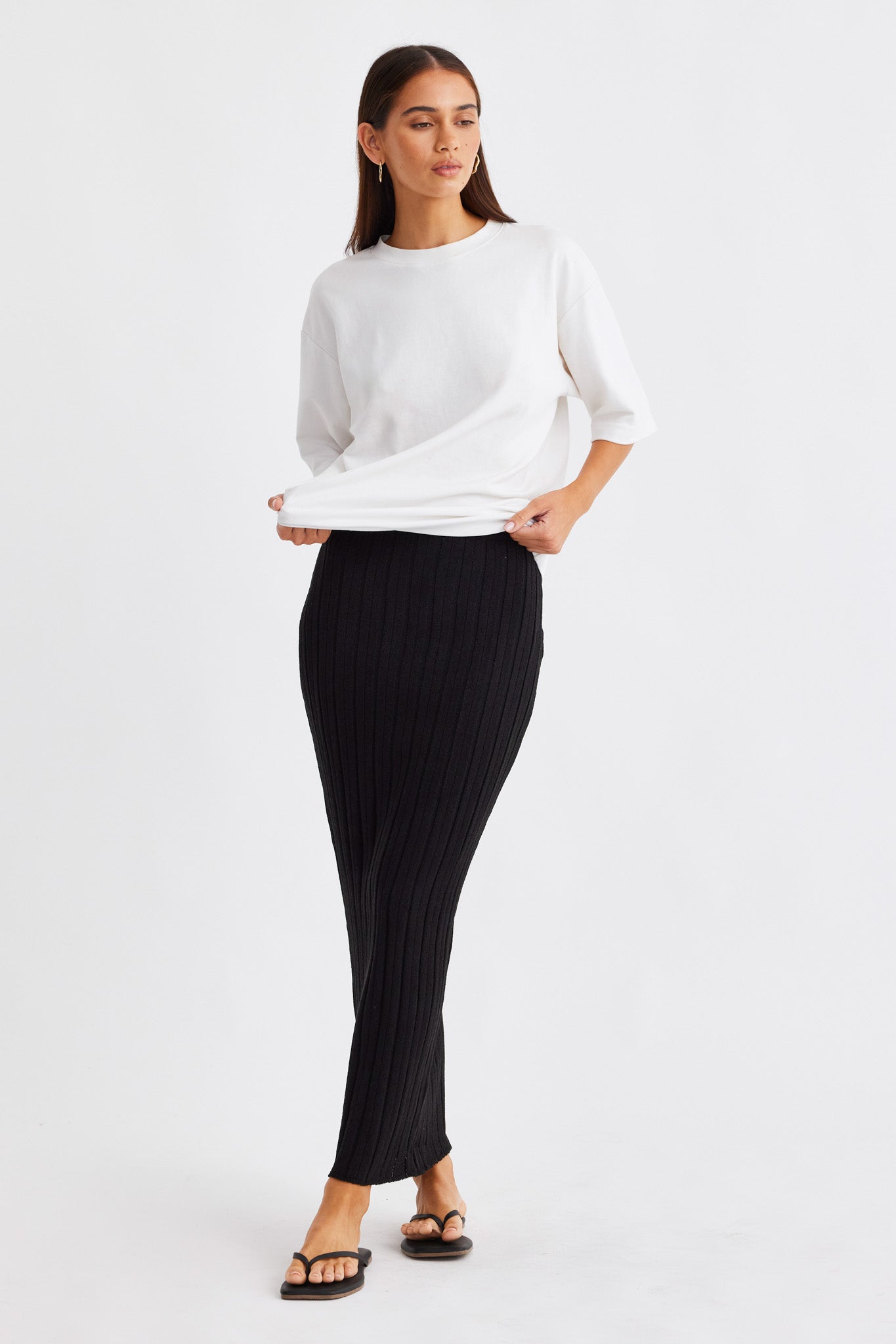 BAHA RIBBED SKIRT - Image 2